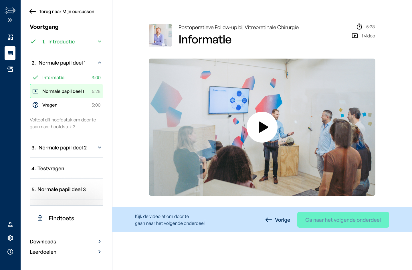 Een volledig uitgeruste leeromgeving voor e-learning